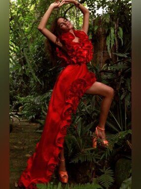 *NEW* Bronx and Banco Red Aurora Gown